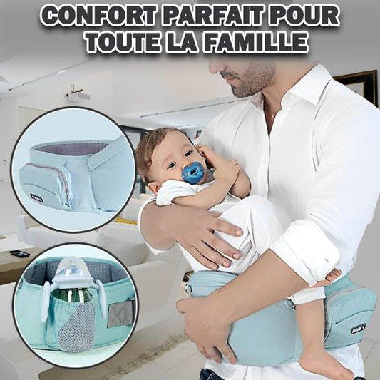 BébéConfort Plus : Siège de Hanche & Écharpe Ergonomique Tout - en - Un - Princesse Valentine