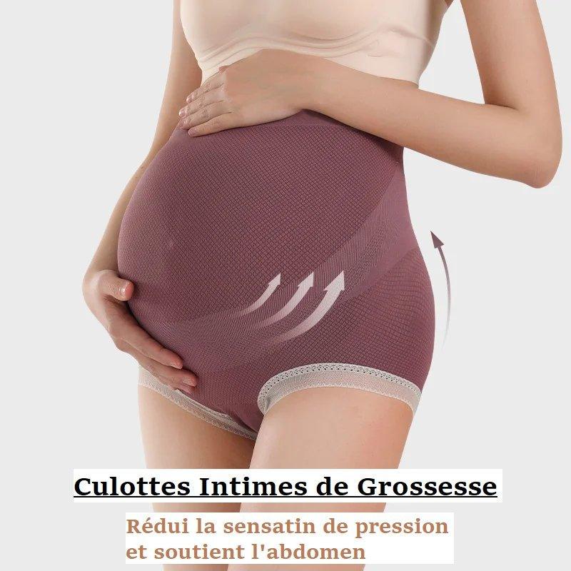 Culottes Intimes de Grossesse - Taille Haute, Dentelle Solide, Lot de 3 - Princesse Valentine