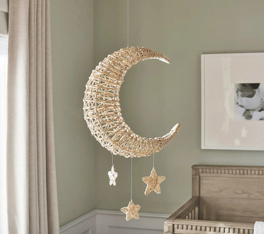 Décoration en rotin à Claire de lune fait main - Idéal pour chambre d'enfant et photographie - Princesse Valentine