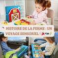 Charger l'image dans la visionneuse de la galerie, Jouet Histoires de la Ferme – Livre Silencieux Montessori - Princesse Valentine
