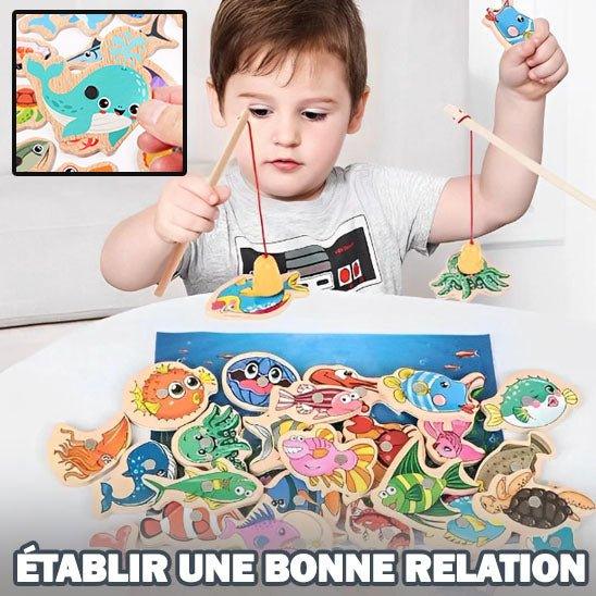 Jouets en Bois Vie Marine pour Enfants - Pêche Magique - Princesse Valentine