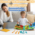 Charger l'image dans la visionneuse de la galerie, Livre de Vie Montessori 3D - Le Petit Garçon - Princesse Valentine
