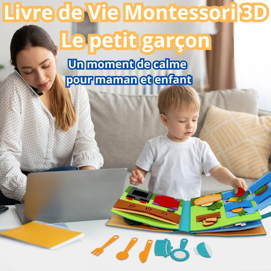 Livre de Vie Montessori 3D - Le Petit Garçon - Princesse Valentine